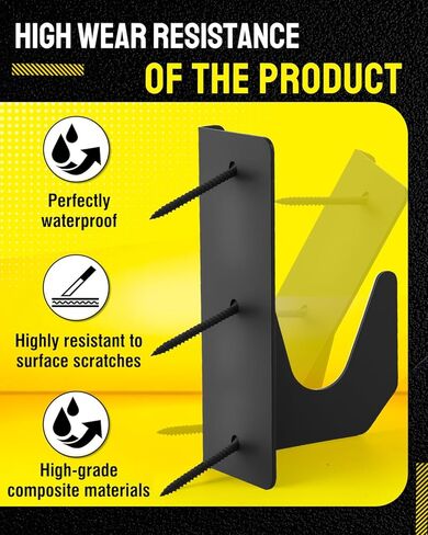 AutoEC Jack Stand Wall Mount Organizer, Heavy Duty Wall Mount Jack Stand Holder, Fit for 2–3 Ton Floor Jacks for Hydraulic Floor Jack with 8 Expansion Anchors, 2 Pack in Saudi Arabia