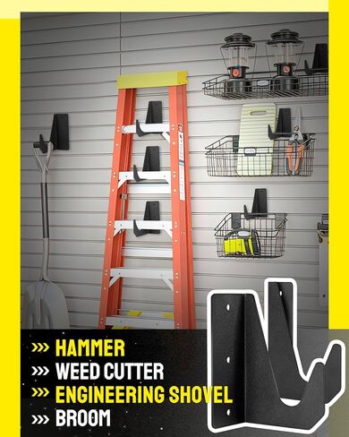 AutoEC Jack Stand Wall Mount Organizer, Heavy Duty Wall Mount Jack Stand Holder, Fit for 2–3 Ton Floor Jacks for Hydraulic Floor Jack with 8 Expansion Anchors, 2 Pack in Saudi Arabia