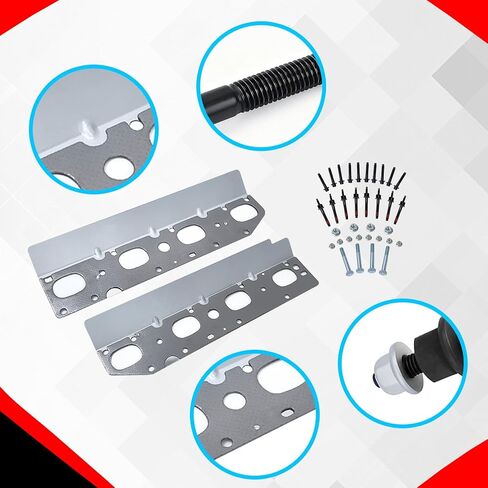 57073 مجموعة أدوات وحشايا العادم لـ 5.7 لتر HEMI V8 – كرايسلر أسبن، دودج دورانجو، رام 1500 2500 3500، جيب جراند شيروكي – يستبدل 57073، 5045495AA، 5045496AA، 6509863AA، 6510141AA in Saudi Arabia