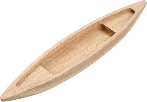 DECHOUS Wooden Boat Decor Rustic Small Unfinished Wooden Sailboat Model Craft for Nautical Home Office Decoration, 10 Inch in Saudi Arabia