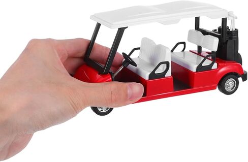 Milisten Diecast عربة جولف صغيرة قابلة للجمع، دعامة لعربة الجولف لديكور المنزل، تصميم واقعي يعزز الخبرة in Saudi Arabia