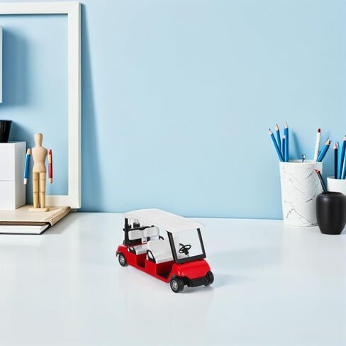 Milisten Diecast عربة جولف صغيرة قابلة للجمع، دعامة لعربة الجولف لديكور المنزل، تصميم واقعي يعزز الخبرة in Saudi Arabia