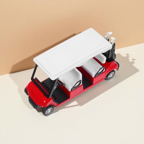 Milisten Diecast عربة جولف صغيرة قابلة للجمع، دعامة لعربة الجولف لديكور المنزل، تصميم واقعي يعزز الخبرة in Saudi Arabia