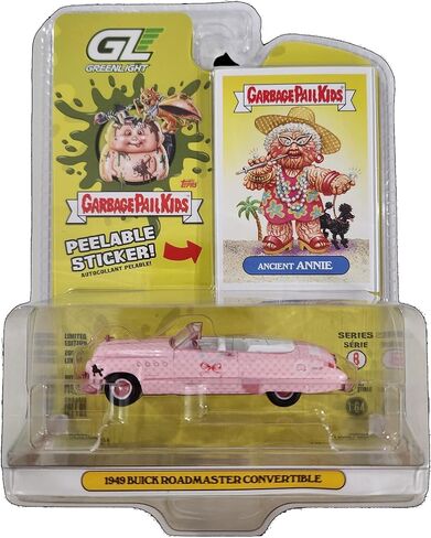 Greenlight Collectibles 54120-D | 1:64 Garbage Pail Kids Series 8-1949 Roadmaster Convertible – Ancient Annie with Exclusive GPK Sticker in Saudi Arabia