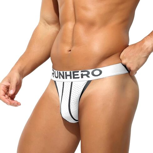 Mens Thong Underwear Comfortable Sports G-String Thongs Sexy for Men Breathable Fabric in Saudi Arabia