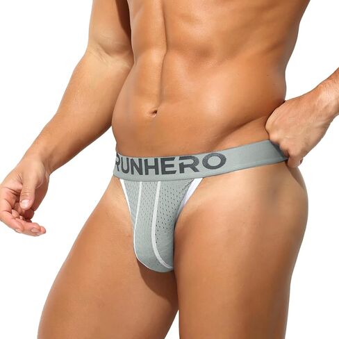 Mens Thong Underwear Comfortable Sports G-String Thongs Sexy for Men Breathable Fabric in Saudi Arabia