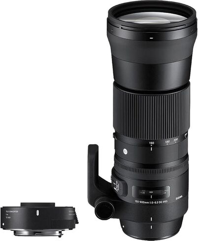 سيجما 150-600 ملم F5-6.3 معاصر DG OS HSM & TC-1401 لكاميرات كانون in Saudi Arabia