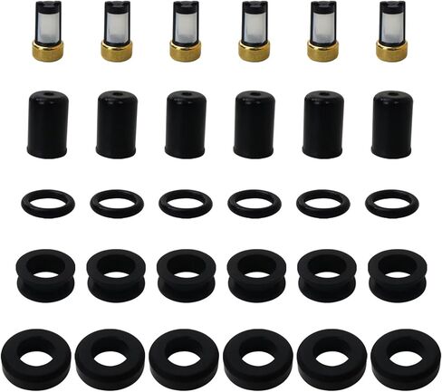 Xspeedonline 23209-65020 Fuel Injector Repair Kit O-rings, Pintle Caps, Micro Filters for Toyota 3VZE 3.0 V6 in Saudi Arabia