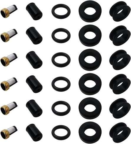 Xspeedonline 23209-65020 Fuel Injector Repair Kit O-rings, Pintle Caps, Micro Filters for Toyota 3VZE 3.0 V6 in Saudi Arabia