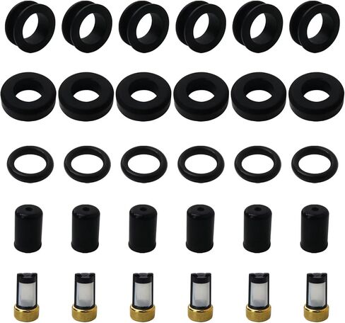 Xspeedonline 23209-65020 Fuel Injector Repair Kit O-rings, Pintle Caps, Micro Filters for Toyota 3VZE 3.0 V6 in Saudi Arabia
