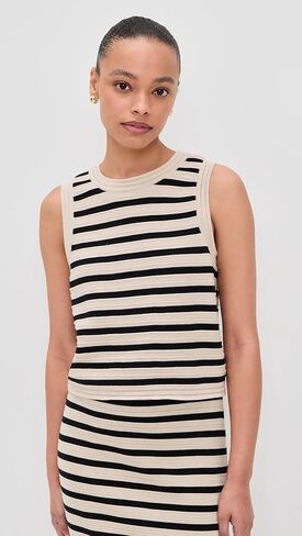 Z SUPPLY Women's Emori Striped Muscle Tank Top in Saudi Arabia