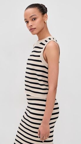 Z SUPPLY Women's Emori Striped Muscle Tank Top in Saudi Arabia
