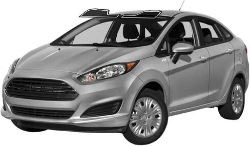 طبقة تظليل نافذة مسبقة القطع لسيارة Ford Fiesta Sedan 2011-2019 من جميع الجوانب + الزجاج الأمامي الخلفي 20% VLT 2Ply مضاد للكسر، كتلة من الأشعة فوق البنفسجية، حماية الخصوصية، سهل التركيب، لا حاجة للتشذيب، تقليل الحرارة والوهج in Kuwait