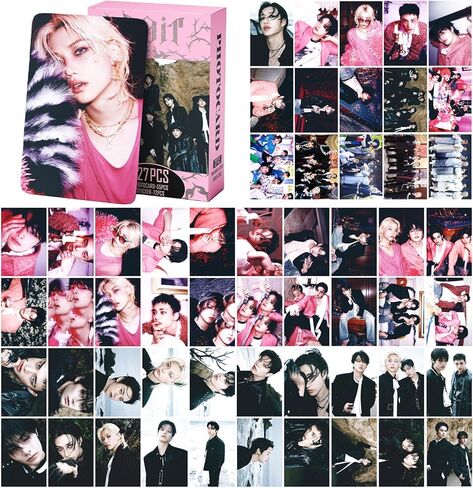 DO IT Album Photocards 127PCS DO IT Photo Card Set KARMA Merch Boys and Girls Card Set 55 PCS Photocard and 72 PCS Stickers Gift for STAY in Saudi Arabia
