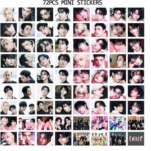 DO IT Album Photocards 127PCS DO IT Photo Card Set KARMA Merch Boys and Girls Card Set 55 PCS Photocard and 72 PCS Stickers Gift for STAY in Saudi Arabia