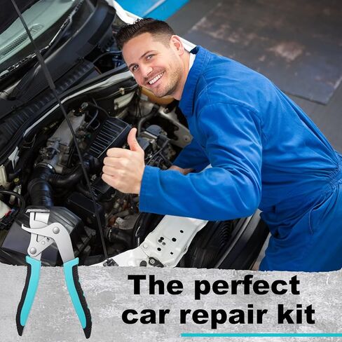 Car Clip Pliers and Disassembly Tools, 240 Pcs Push Rivets, Multi-Functional Car Clip Remover Tool, Easy to Remove Fasteners, Clips, and Rivets, Open The Panels Without Damage in Kuwait