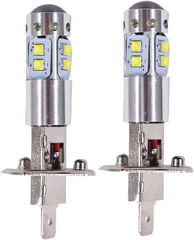 مصابيح الضباب GTP شديدة السطوع H1 LED 100W 1600lm طاقة عالية 6000K زينون أبيض 360 درجة شعاع DRL ضوء الجري النهاري أو أضواء القيادة الضبابية in Kuwait