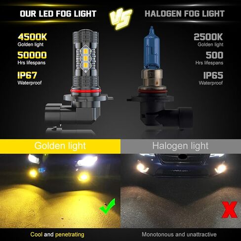 Compatible for Ford F150 F250 F350 Fog Light Bulbs 2004-2009 2010 2011 2012 2013 2014 2015 2016 2017 2018 2019 2020 2021 for Off Road,Yellow Fog Lamps DRL Turn Signals Lights, 2 Packs in Saudi Arabia
