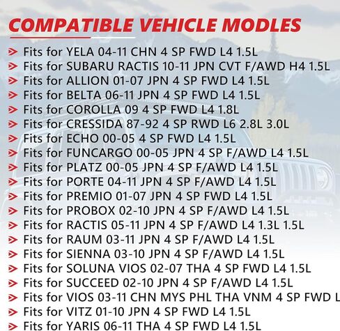 1 set Auto Transmission Master Rebuild Kit Gasket 35330-0W020, 35330-20020, 35330-0W021 Fits for COROLLA 00-ON U340E U341E in Saudi Arabia