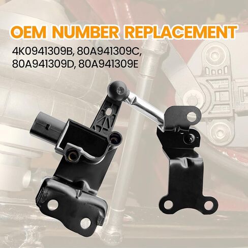MILLISEC Rear Left Suspension Ride Height Level Sensor Compatible with 2004-2018 A3, Q3, TT & Volkswagen CC, Passat, Tiguan, Golf Height Sensor OE Replace# 1K0941273M in Saudi Arabia