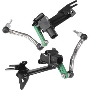 No.8R0941285D Suspension Ride Height Level Sensor for Audi Q5 2009-2017/ Front Left Right Headlight Level Sensor/Durable Metal/ 1 Pair Black in Kuwait