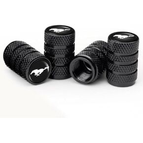 قبعات جذع صمام الإطارات لفورد برونكو سبورت سيارة معدنية عجلة الهواء قبعات السيارات صمام الجذعية قبعات الملحقات 4 حزمة أسود in Kuwait