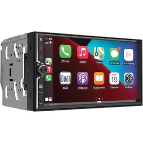 Dual Electronics DCA73W 7-inch Certified Apple CarPlay Android Auto Wired or Wireless | Double DIN Touchscreen Car Stereo Radio | Bluetooth | Backup Camera Input | USB Playback & Charge in Kuwait