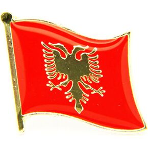1 PCS National Flag9 Enamel Pin Collection, Metal Brooch with Butterfly Clasp, 1.9 x 1.6 cm in Kuwait