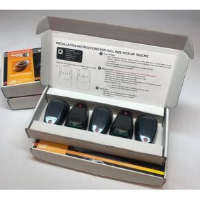 SPIRIT FIRE Solar Cab Lights: Premium No Drill Wireless LED Lights - Ambient Amber Roof Lights for Pickup Trucks, Golf Carts & SUVs - Made in USA, Water-Resistant, Automotive Grade Adhesive - 5 Pack in Saudi Arabia