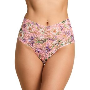 hanky panky Printed Retro Lace Thong (PR9K1926),Fawning Flora - Fawning Flora,One Size in Saudi Arabia