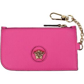 Versace Medusa Women's Pink Leather Credit Card Holder Wallet in Kuwait