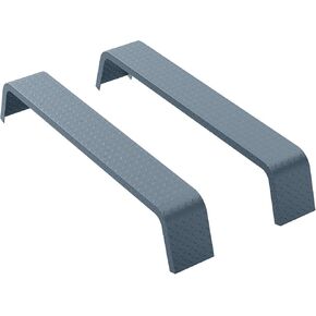 Dual Axle Trailer Fenders 2 Pack - Heavy Duty 14 Gauge Steel - 72" x 10" x 13" Diamond Plate Fenders - Rustproof Design for Tandem Axle Car Haulers & Landscape Trailers in Kuwait