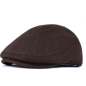 YDO Denser قبعات موزع الصحف الرجالية من الصوف Gatsby قبعة بيريه ريترو أيرلندي سائق قبعة مسطحة فستان كلاسيكي قبعة قبعات مناسبة للجولف in Kuwait