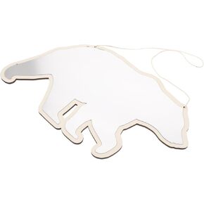 DECHOUS ’s Acrylic Bear-Shaped Hanging Vanity Mirror Small Cartoon Wall Mirror for ’ Bedroom Nursery Décor in Saudi Arabia