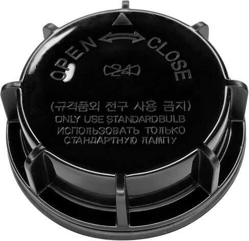 غطاء غبار المصباح الأمامي 921402D000، واقي ضوء LED مثبت ملولب، متوافق مع Hyundai Kia Sonata Optima Sportage، بديل لـ OEM 921403K000 92140-2D000 (أسود) in Saudi Arabia