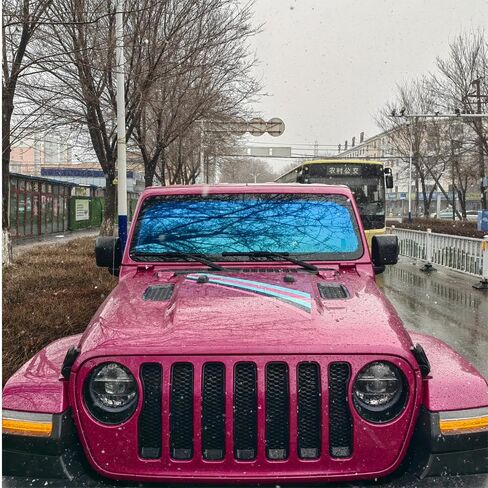 Blue Chameleon Window Tint VLT 67% - Auto Tints for Car Side Windows Protection, Ceramic Window Tint, Blue Change to Green Window Film for Automotive 19.69" x 118.11" in Kuwait