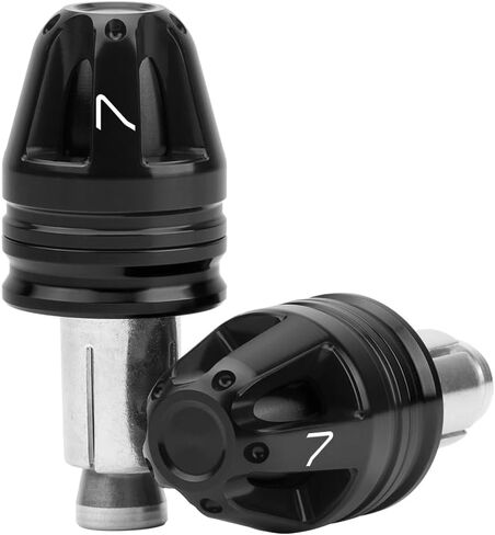 أغطية نهاية مقود الدراجة النارية لـ Z7 Hybrid 2024-2025 Ninja 7 Hybrid 2024-2025 7/8 بوصة قطر 17 مم مقود CNC (انظر التفاصيل أدناه) z7 hybrid ninja 7 Accessories (أخضر) in Saudi Arabia