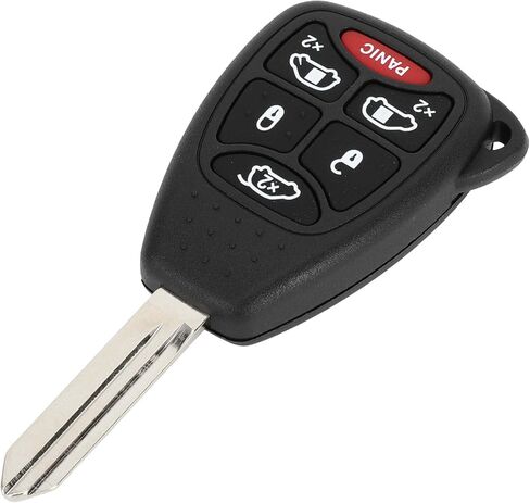 X AUTOHAUX مفتاح شل حافظة دخول بدون مفتاح عن بعد مفتاح فوب استبدال الحال بالنسبة دودج جراند كارافان 2004-2007 لكرايسلر تاون آند كانتري 04-07 6 ​​أزرار M3N5WY72XX in Kuwait