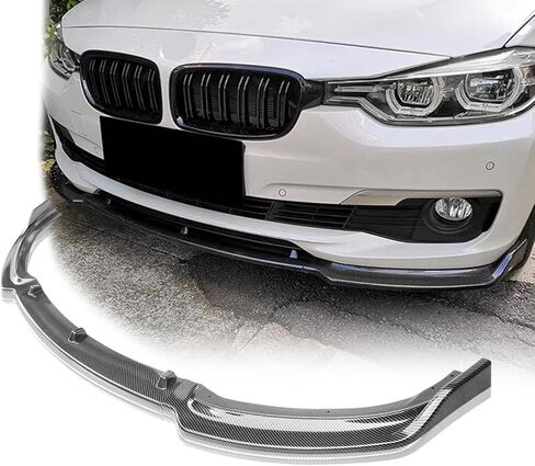 Front Bumper Lip Splitter Spoiler for 2013-2018 BMW 3 Series F30 F31 F35 320i 325i 328i 335i Base Replacement Front Parts Accessories (Gloss Black) in Saudi Arabia