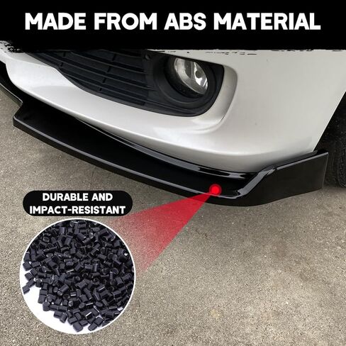 Front Bumper Lip Splitter Spoiler for 2013-2018 BMW 3 Series F30 F31 F35 320i 325i 328i 335i Base Replacement Front Parts Accessories (Gloss Black) in Saudi Arabia