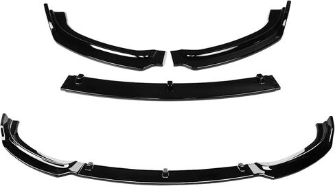 Front Bumper Lip Splitter Spoiler for 2013-2018 BMW 3 Series F30 F31 F35 320i 325i 328i 335i Base Replacement Front Parts Accessories (Gloss Black) in Saudi Arabia
