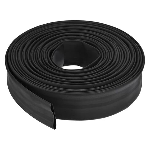 أنابيب الانكماش الحراري من MECCANIXITY، نسبة 3:1 بقطر 1/2 بوصة وقطر 30 قدم مبطنة بمادة لاصقة مزدوجة الجدار مقاومة للماء ومختومة باللون الأسود in Saudi Arabia