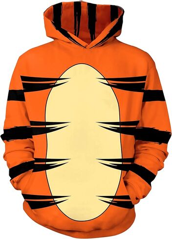 Unisex Kids Halloween Funny Hoodies Cute Print Pullover with Pocket 4-14 Years in Saudi Arabia