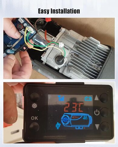 وحدة تحكم في سخان هواء الديزل مع شاشة LCD وجهاز تحكم عن بعد (بدون بطارية) متوافقة مع سخان هواء الديزل 12 فولت 5 كيلو وات، طقم سخان هواء الديزل لوقوف السيارات مع اللوحة الأم، وحزام الأسلاك والمستشعر in Saudi Arabia