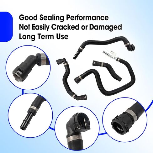 4 Pcs HVAC Heater Supply Return Hose Set Replace 68199254AB 68199254AA 68104972AA 52014624AA 68192082AA 52014627AB Fit for Jeep Grand Cherokee 2014-2018 Chrysler 200 2015-2017 in Saudi Arabia