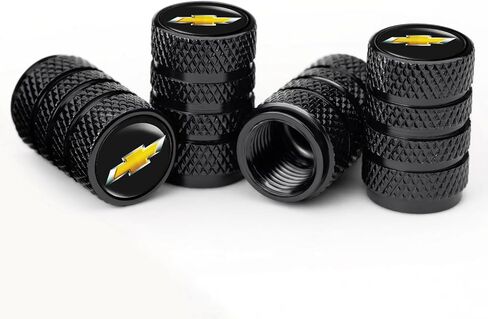 Tire Valve Stem Caps for Ford Bronco Sport Metal Car Wheel Air caps Auto Valve Stem Caps Accessories 4 Pack Black in Kuwait