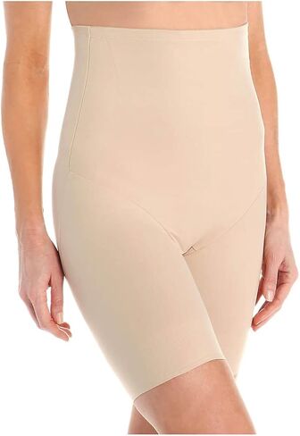 TC Fine Intimates Women's Back Magic Luxury Hi Waist Thigh Slimmer Nude Body Shaper MD in Kuwait