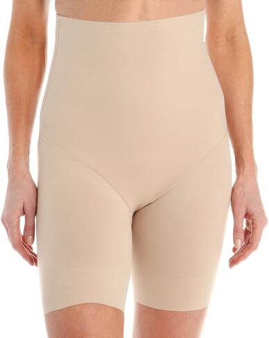 TC Fine Intimates Women's Back Magic Luxury Hi Waist Thigh Slimmer Nude Body Shaper MD in Kuwait