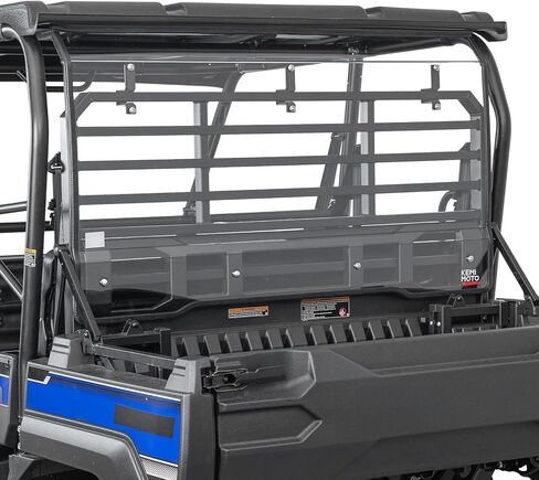 الزجاج الأمامي الخلفي من KEMIMOTO، نافذة خلفية مطلية بالصلب متوافقة مع Kawasaki Mule Pro FXT 2015+ وKawasaki Mule Pro DXT 2016+ ملحقات نافذة UTV الشفافة in Kuwait