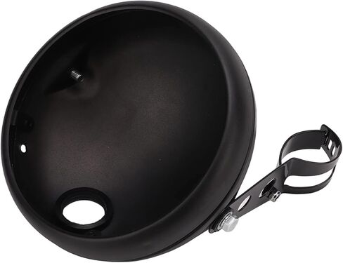 7in Motorcycle Headlight Housing Bucket Mount for LED Headlamp, Fits 38 - 51mm Fork Tubes - Secure Fit, Rust - Metal, Easy No - Drill Installation for Universal Motorcy in Saudi Arabia